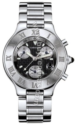 Cartier Must 21 Chronoscaph Mens Watch W10172T2