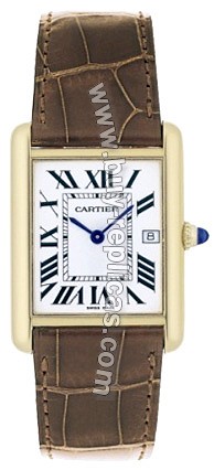 Cartier Tank Louis 18kt Yellow Gold Mens Watch W1529756