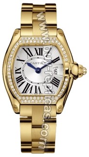 Cartier Roadster 18kt Yellow Gold Diamond Ladies Watch WE5001X1