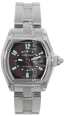 Cartier Roadster Black Automatic Mens Watch W62002V3