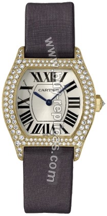 Cartier Tortue 18k Yellow Gold Ladies Watch WA504831