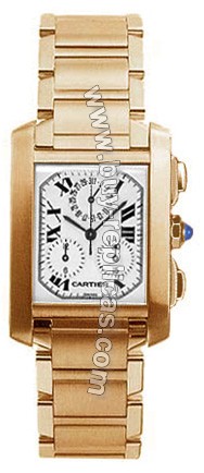 Cartier Tank Francaise 18kt Yellow Gold Mens Watch W50005R2