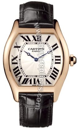 Cartier Tortue 18kt Rose Gold XL Mens Watch W1546051