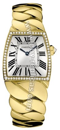 Cartier La Dona Diamond 18kt Yellow Gold Large Ladies Watch WE60020H