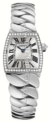 Cartier La Dona Diamond 18kt White Gold Ladies Watch WE60039G