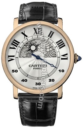 Cartier Rotonde Jour et Nuit 18kt Rose Gold XL Mens Watch W1550051