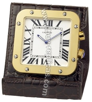 Cartier Santos Square Travel Clock W0100052