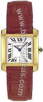 Cartier Tank Francaise 18kt Yellow Gold Mens Watch W5000156