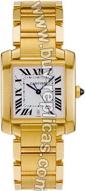 Cartier Tank Francaise 18kt Yellow Gold Mens Watch W50001R2