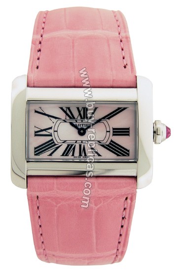 Cartier Tank Divan Pink Mini Ladies Watch W6301455