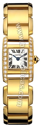 Cartier Tankissime 18kt Yellow Gold Diamond Ladies Watch WE70047H