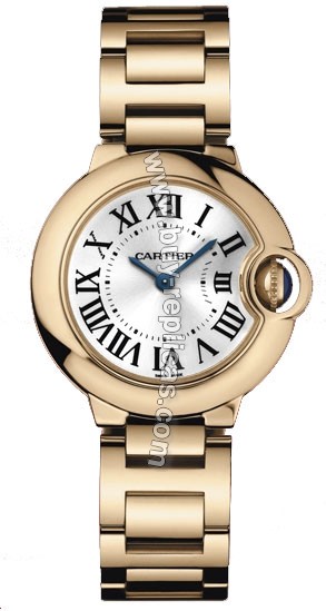 Cartier Ballon Bleu 18kt Pink Gold Small Ladies Watch W69002Z2