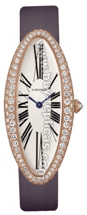 Cartier Baignoire Allongee 18kt Rose Gold Ladies Watch WB514331