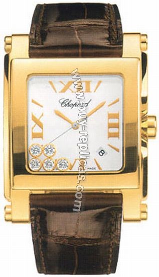 Chopard Happy Sport Square Ladies Watch 28/3570