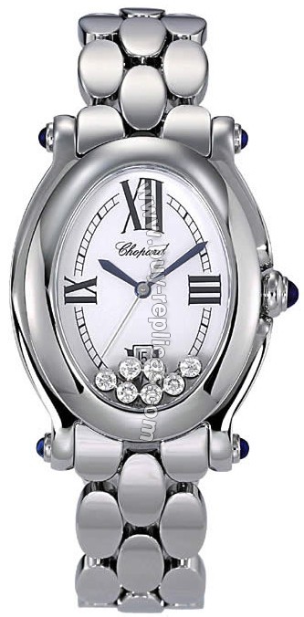 Chopard Happy Sport Oval Ladies Watch 27/8418-23