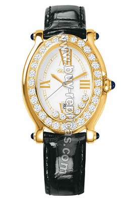 Chopard Happy Sport Oval Ladies Watch 2770002311WMP