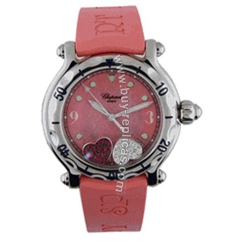 Chopard Happy Sport Diamond Hearts Ladies Watch 28/8950