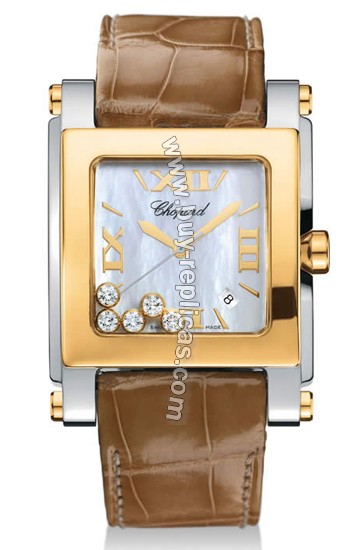 Chopard Happy Sport Diamond Two-tone Ladies Watch 28/8471