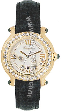 Chopard Happy Sport 18kt Gold Ladies Watch 27/6144-23/11y