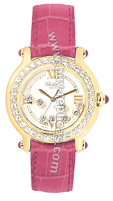 Chopard Happy Sport 18kt Gold Ladies Watch 27/6144-21/11y