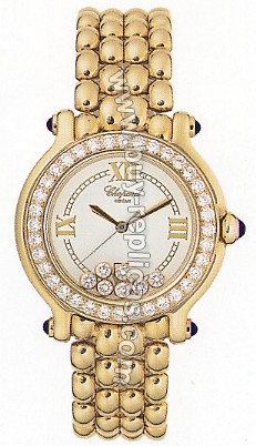 Chopard Happy Sport 18kt Gold Ladies Watch 27/6137-23/11y