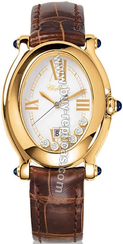 Chopard Happy Sport Oval Ladies Watch 27/7000-23br