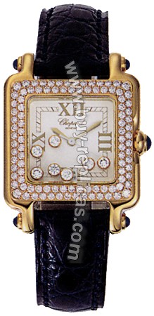 Chopard Happy Sport 18kt Gold Ladies Watch 27/6679-23