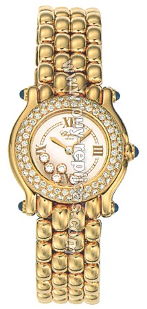 Chopard Happy Sport 18kt Gold Ladies Watch 27/6151-23y