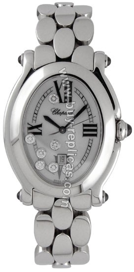 Chopard Happy Sport Diamond Steel  Ladies Watch 27/8418-23