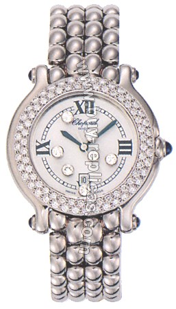 Chopard Happy Sport Diamond Steel Ladies Watch 27/8291-23