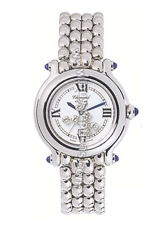 Chopard Happy Sport Diamond Steel Ladies Watch 27/8236-23