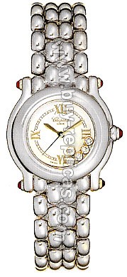 Chopard Happy Sport Diamond 18kt White Gold Ladies Watch 27/6150-21