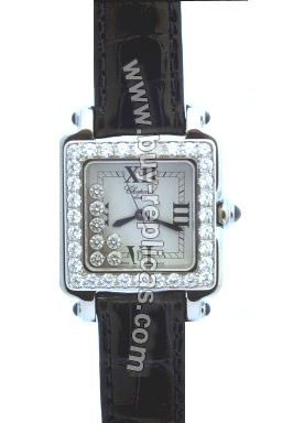 Chopard Happy Sport Diamond Steel Black Watch 27/8329-23/11