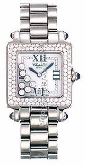 Chopard Happy Sport Diamond Steel Blue Unisex Watch 27/8358-23