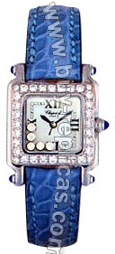 Chopard Happy Sport Diamond Steel Blue Ladies Watch 27/8894/23-11