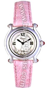 Chopard Happy Sport Diamond Steel Pink Ladies Watch 27/8245-21