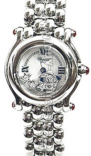 Chopard Happy Sport Diamond Moon/Stars Steel Ladies Watch 27/8250-21