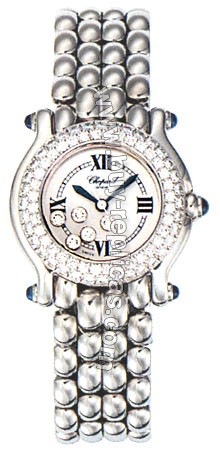 Chopard Happy Sport Diamond Steel Ladies Mini Watch 27/8294-23 2R