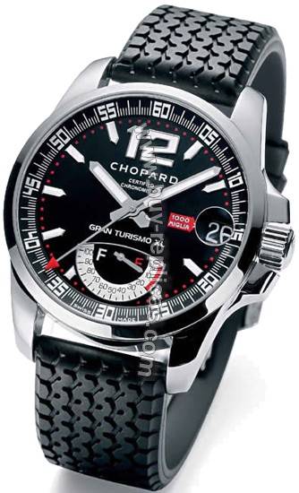 Chopard Mille Miglia Steel Black Rubber Mens Watch 16/8457