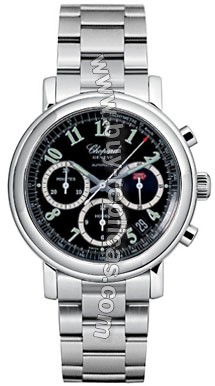 Chopard Mille Miglia Steel Black Chronograph Mens Watch 15/8331