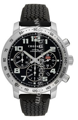 Chopard Mille Miglia Steel Black Rubber Chronograph Mens Watch 16/8920