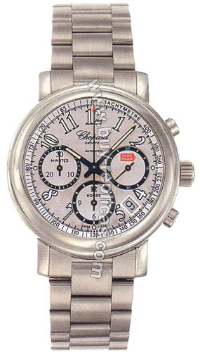 Chopard Mille Miglia Steel Silver Chronograph Mens Watch 15/8331-99