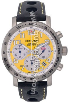 Chopard Mille Miglia Titanium Yellow Chronograph Mens Watch 16/8915-104