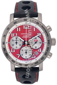 Chopard Mille Miglia Titanium Red Chronograph Mens Watch 16/8915-101