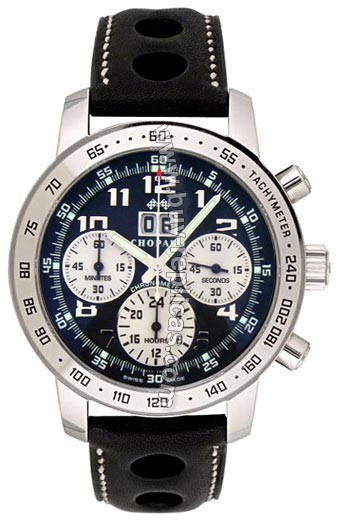 Chopard Mille Miglia Jacky Ickx Edition Steel Black Chronograph Mens Watch 16/8934