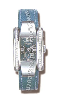 Chopard La Strada Diamond Steel Blue Ladies Watch 41/8412