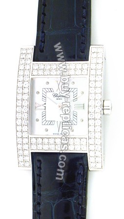 Chopard H Diamond Ladies Watch 13/6818 wg