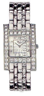 Chopard H Diamond 18kt White Gold Ladies Watch 10/6805