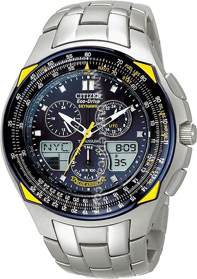 Citizen Eco-Drive Blue Angels Skyhawk Mens Watch JR3090-58L