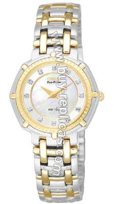 Citizen J-Class Diamond Two-Tone Ladies Watch EW9154-54D